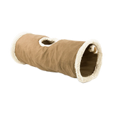 Jouet Pour Chat Find Me Cat Tunnel 66cm - Marron/Gris/Tan