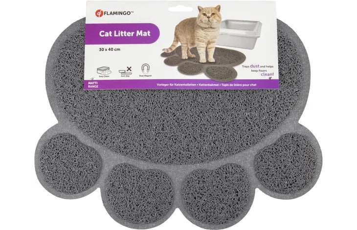 Tapis De Bac À Litière Pitou Matti Gris