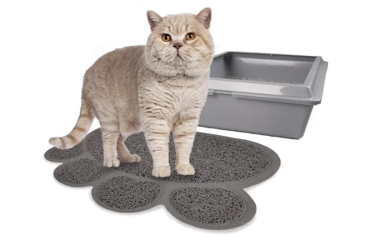 Tapis De Bac À Litière Pitou Matti Gris