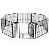 Parc Enclos Pour Chiens Modulable – 8 Panneaux 60×80 Cm