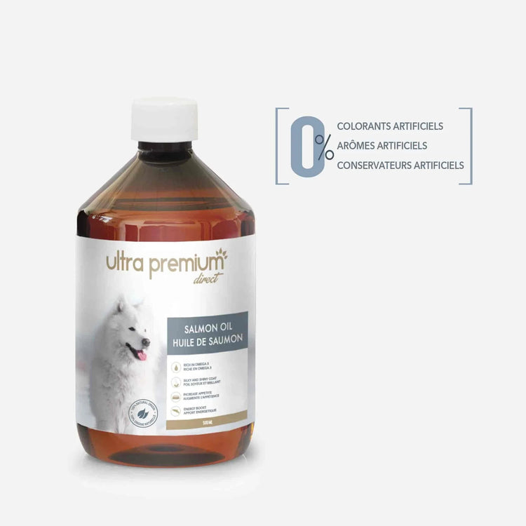 Ultra Premium Direct Huile De Saumon Supplément Pour Chien Et Chat