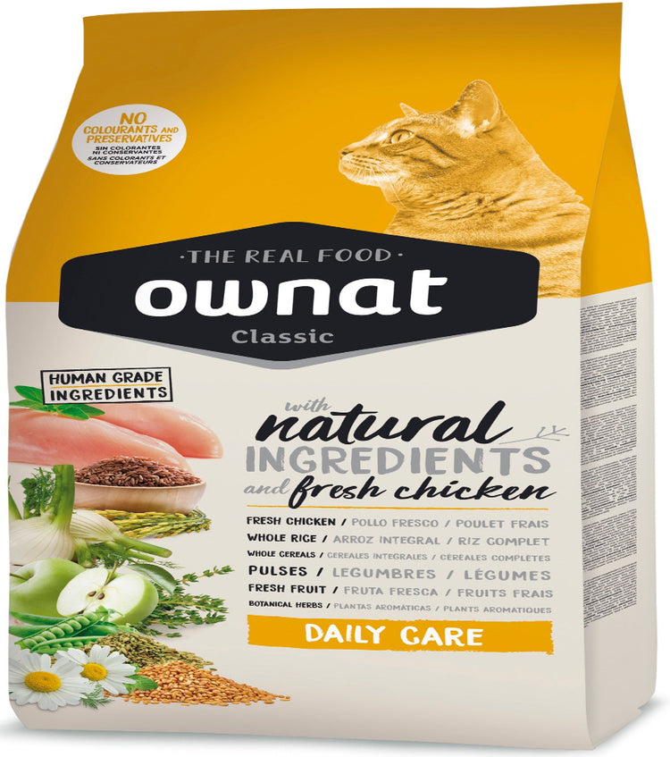 OWNAT Aliment Sec pour Chat CLASSIQUE DAILY CARE CHAT